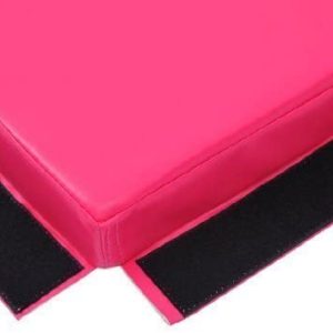 Pink Pu Leather Gymnastic Exercise Mat Tumbling Mats Gym Folding Panel Martial Art Fitness Exercise Mat 4 Colors Choices 4’x10’x2
